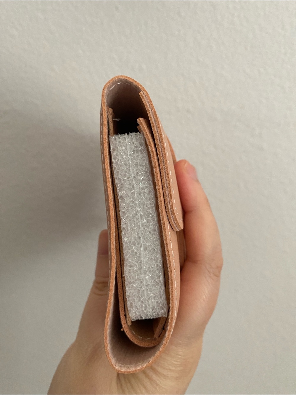 Compact Women's Wallet - Blush Pink - Picture 4 of 8